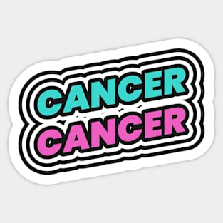 Cancer zodiac Sign Sticker